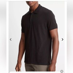 Two VINCE Men’s Classic Polo Shirts